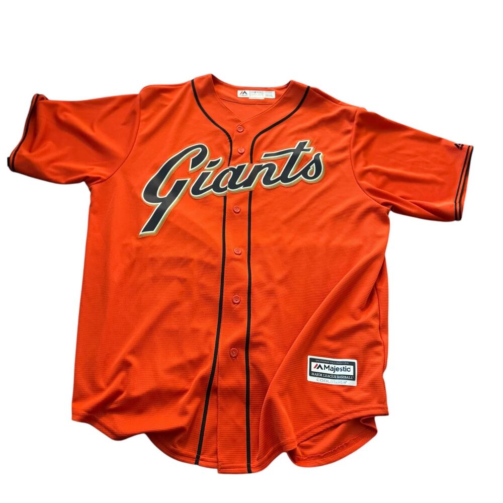 San Francisco Giants Majestic Cool Base Jersey Mens XL Orange MLB Made USA